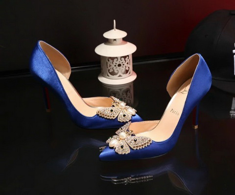 Christian Louboutin Shallow mouth stiletto heel Shoes Women--041